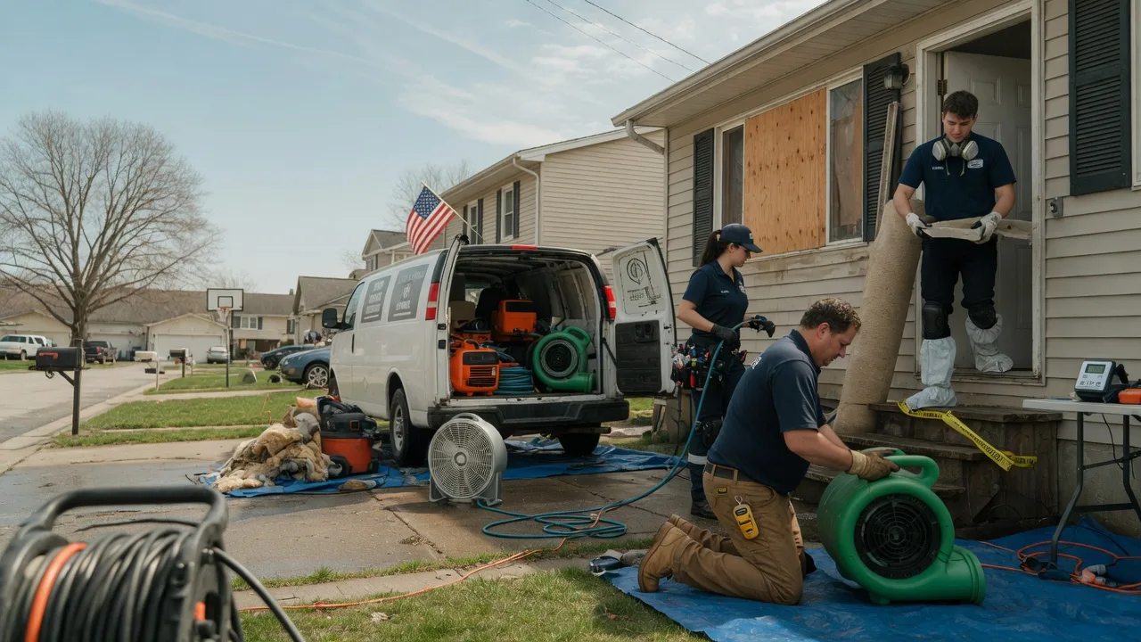 Water Damage Restoration in Thompson, ND near me